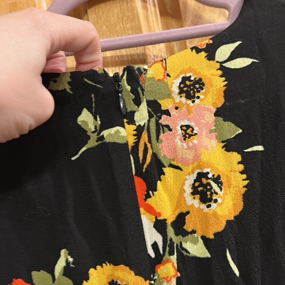 Free People Floral Black Dress - Picture 12 of 12